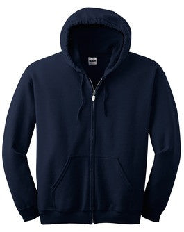 MAESER Adult Navy Hoodie with Full Zipper