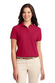 Port Authority® Ladies Silk Touch™ Polo. L500 with Maeser Logo